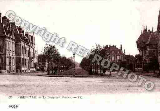 Ville de ABBEVILLE, carte postale ancienne