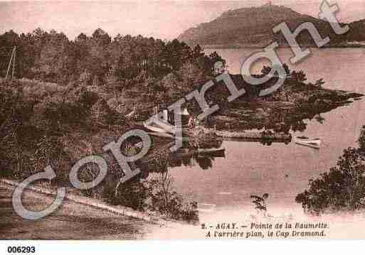 Ville de AGAY, carte postale ancienne