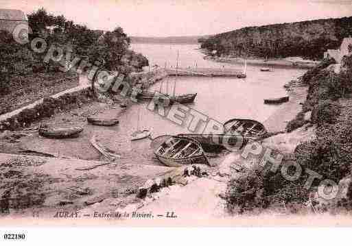 Ville de AURAY, carte postale ancienne