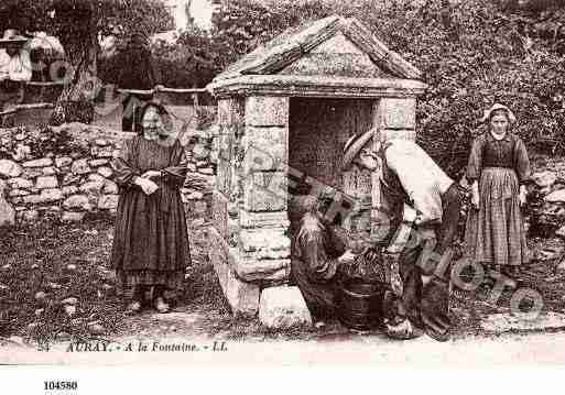 Ville de AURAY, carte postale ancienne