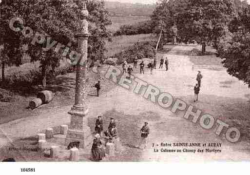 Ville de AURAY, carte postale ancienne