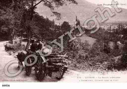 Ville de BAGNERESDELUCHON, carte postale ancienne