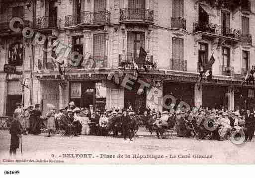 Ville de BELFORT, carte postale ancienne