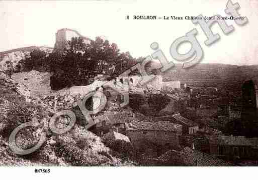 Ville de BOULBON, carte postale ancienne