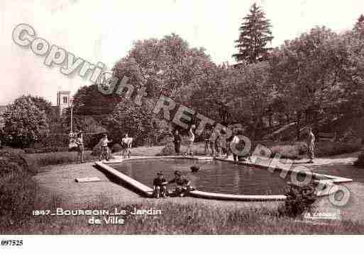 Ville de BOURGOINJALLIEU, carte postale ancienne