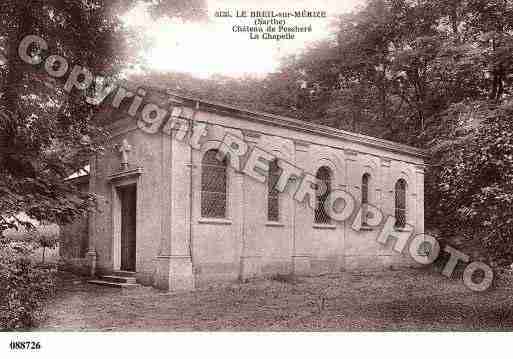 Ville de BREILSURMERIZE, carte postale ancienne