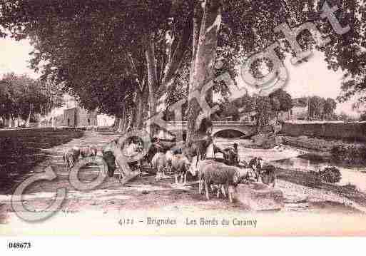 Ville de BRIGNOLES, carte postale ancienne