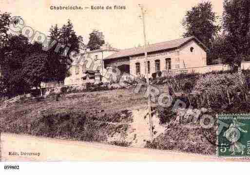 Ville de CHABRELOCHE, carte postale ancienne