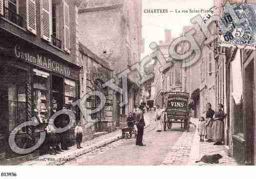 Ville de CHARTRES, carte postale ancienne