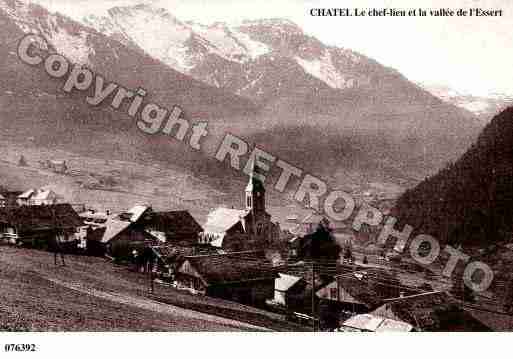 Ville de CHATEL, carte postale ancienne