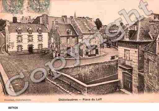 Ville de CHATELAUDREN, carte postale ancienne