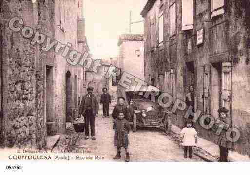 Ville de COUFFOULENS, carte postale ancienne