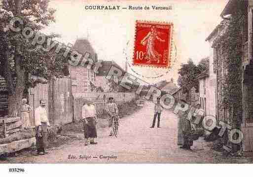 Ville de COURPALAY, carte postale ancienne