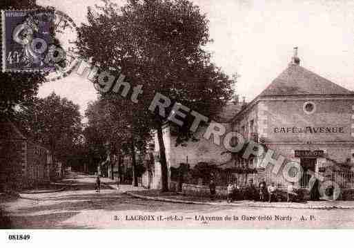 Ville de CROIXENTOURAINE(LA), carte postale ancienne