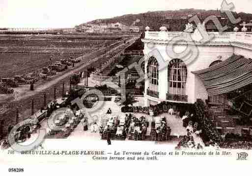 Ville de DEAUVILLE, carte postale ancienne