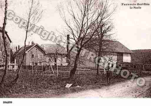 Ville de FAVEROIS, carte postale ancienne