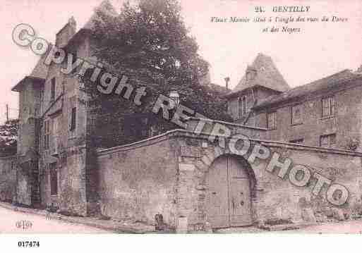 Ville de GENTILLY, carte postale ancienne