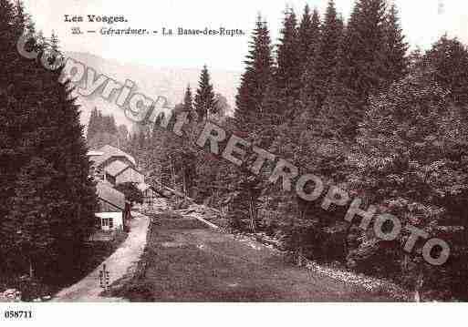 Ville de GERARDMER, carte postale ancienne