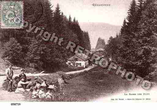 Ville de GERARDMER, carte postale ancienne