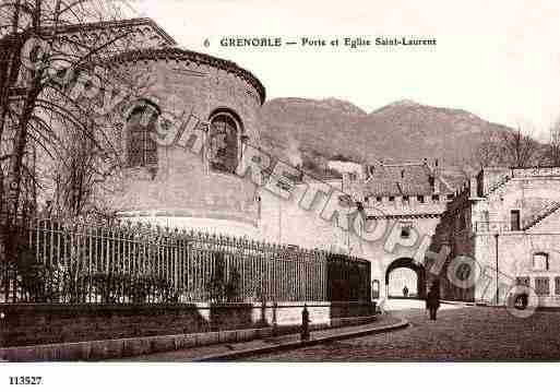 Ville de GRENOBLE, carte postale ancienne