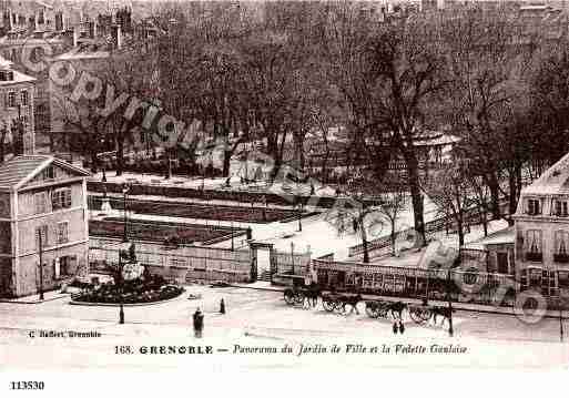 Ville de GRENOBLE, carte postale ancienne