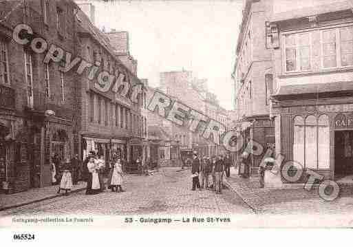 Ville de GUINGAMP, carte postale ancienne