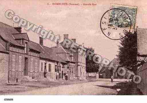 Ville de HOMBLEUX, carte postale ancienne