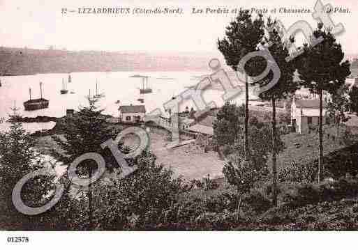 Ville de LEZARDRIEUX, carte postale ancienne