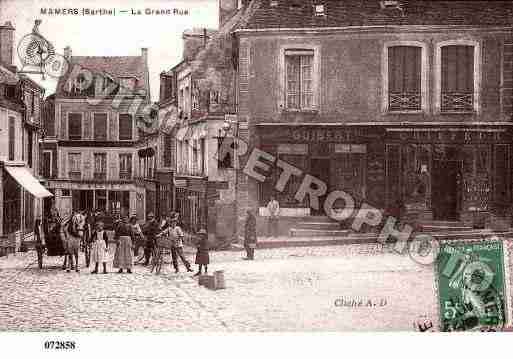 Ville de MAMERS, carte postale ancienne