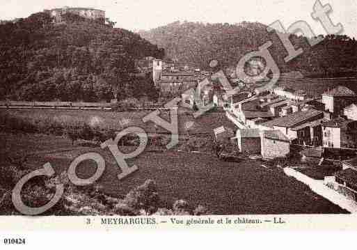 Ville de MEYRARGUES, carte postale ancienne