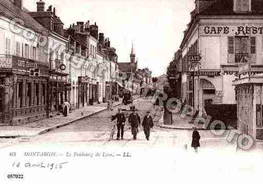 Ville de MONTARGIS, carte postale ancienne