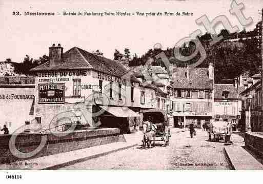 Ville de MONTEREAUFAUTYONNE, carte postale ancienne