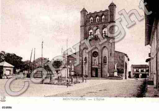 Ville de MONTGISCARD, carte postale ancienne