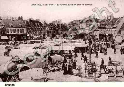 Ville de MONTREUILSURMER, carte postale ancienne