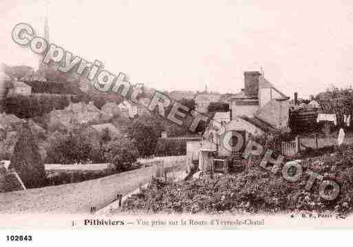 Ville de PITHIVIERS, carte postale ancienne