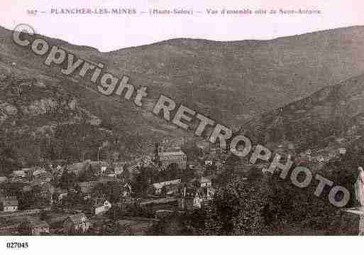 Ville de PLANCHERLESMINES, carte postale ancienne