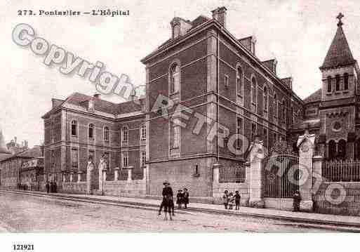 Ville de PONTARLIER, carte postale ancienne