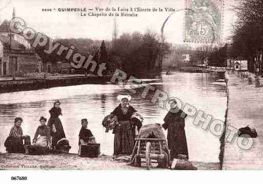 Ville de QUIMPERLE, carte postale ancienne