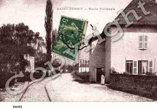 Ville de SAINTBENOIT, carte postale ancienne