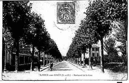 Ville de SAINTBRICESFORET, carte postale ancienne