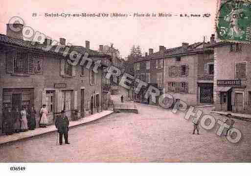 Ville de SAINTCYRAUMONTD'OR, carte postale ancienne