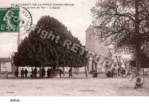 Ville de SAINTLAURENTDELAPREE, carte postale ancienne