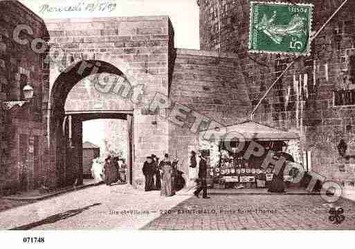 Ville de SAINTMALO, carte postale ancienne