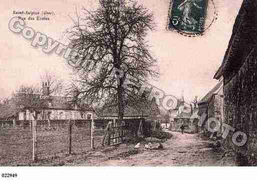 Ville de SAINTSULPICE, carte postale ancienne