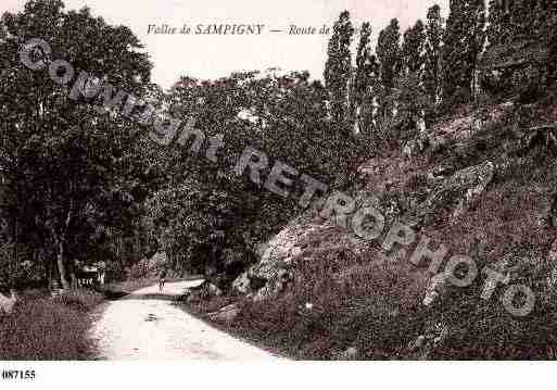 Ville de SAMPIGNY, carte postale ancienne