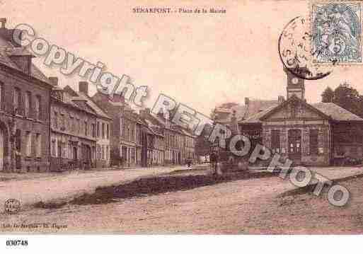 Ville de SENARPONT, carte postale ancienne