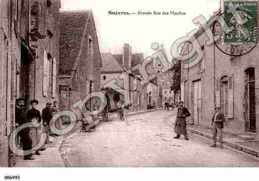 Ville de SUEVRES, carte postale ancienne