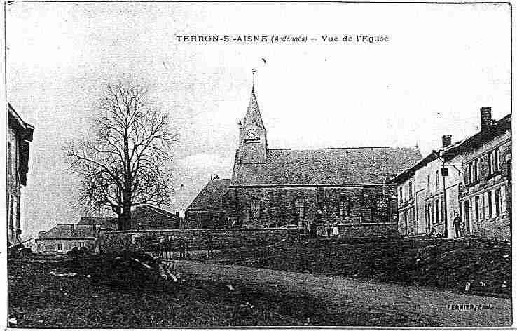 Ville de THERRONSAISNE, carte postale ancienne