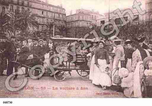 Ville de TOULON, carte postale ancienne