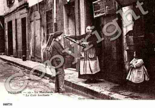 Ville de TOULON, carte postale ancienne